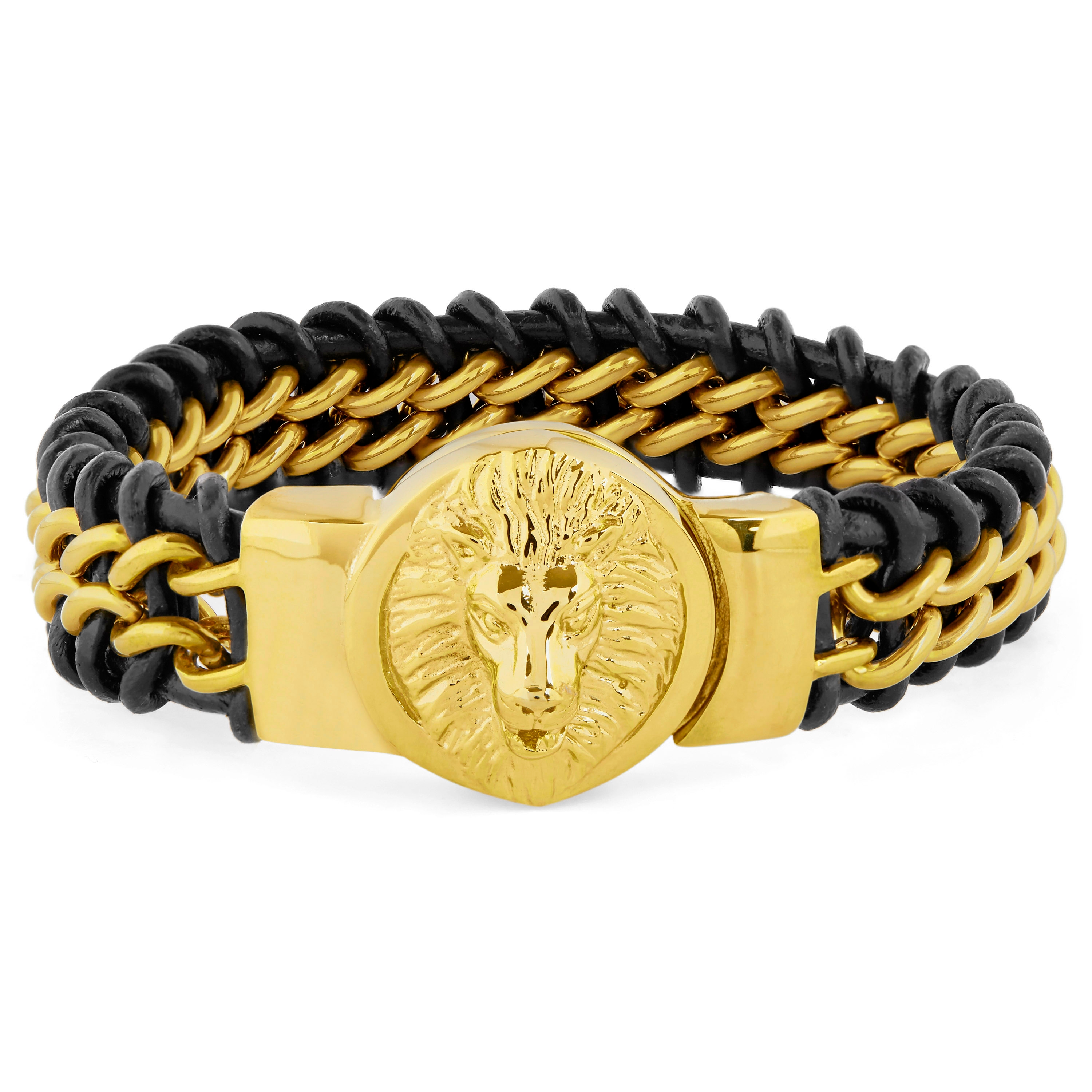 18KT Gold, Diamond, and Enamel Lion's Head Bracelet (Lot 4 - The Estate of  the late Richard C. Siskey and Diane Siskey presented by Iron Horse Auction  Co. and Leland Little AuctionsJul 20, 2017, 11:00am)